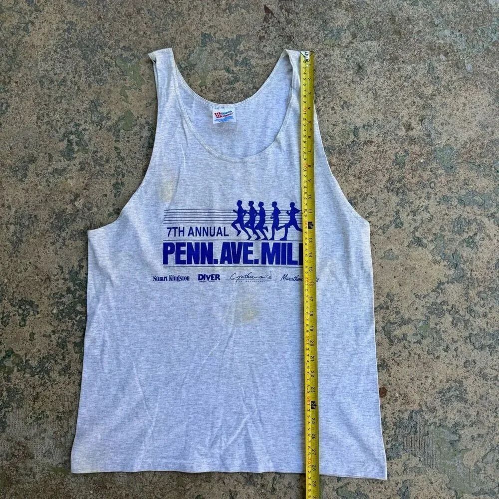 90’s Penn Ave Mile Run Single Stitch Vintage Tank Top